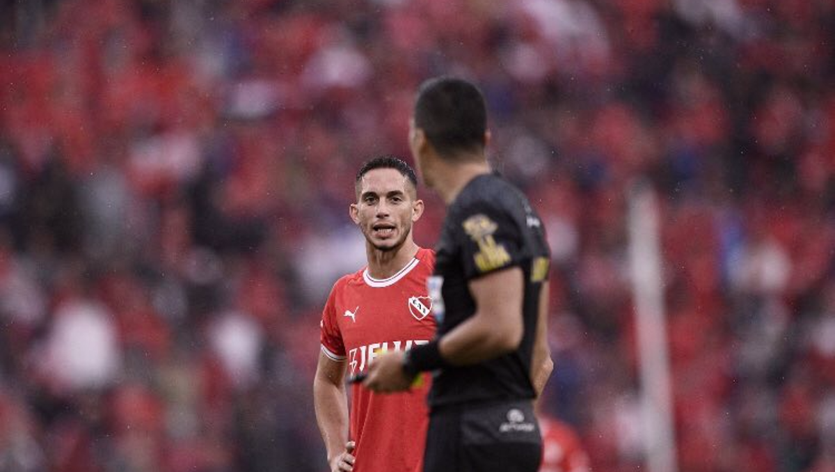 El capitán de Independiente, Iván Marcone, y su crítica contra Falcón Pérez y el neuquino Herrera.&nbsp;