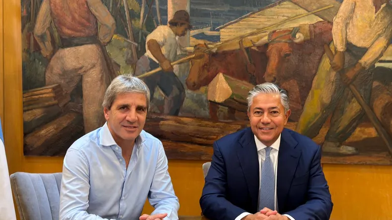 Rolando Figueroa y Luis Caputo.