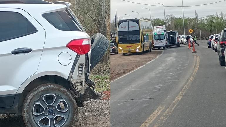 Un policía herido tras un choque en cadena en el Tercer Puente: qué pasó