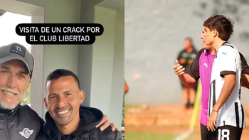 batistuta viajo a paraguay a ver el debut de su hijo qatari batistuta viajo a paraguay a ver el debut de su hijo qatari