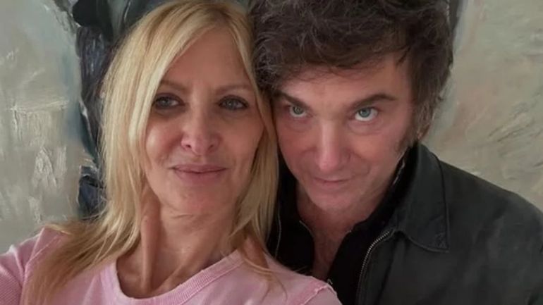 Yuyito González y Javier Milei Yuyito González y Javier Milei