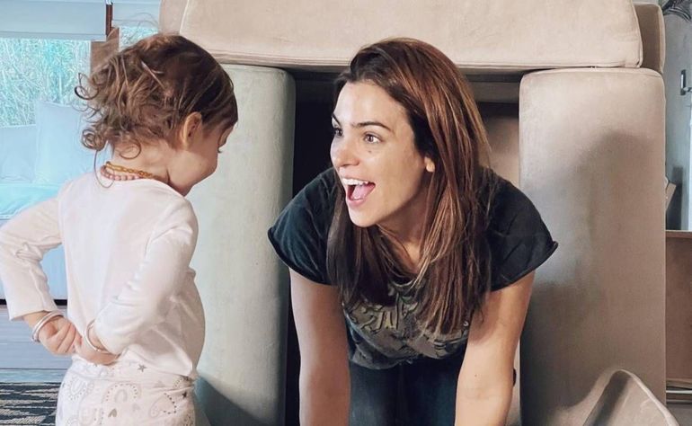 La actriz no había mostrado hasta ahora la cara de Alba.