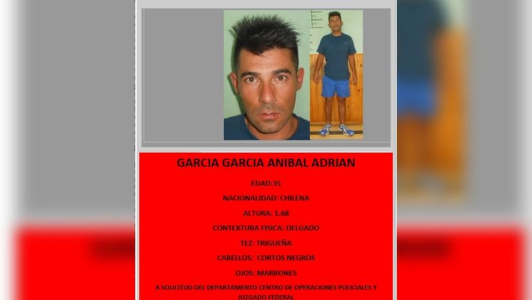 Aníbal Adrían García García está en búsqueda y captura Aníbal Adrían García García está en búsqueda y captura