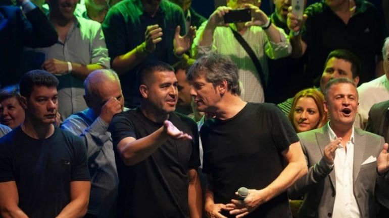 Mario Pergolini y Riquelme