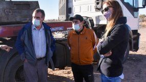 Bertoldi visitó y avaló uno de los desarmaderos allanados