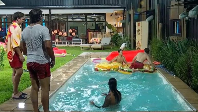 Cómo fue la pool party de Gran Hermano y quienes se besaron