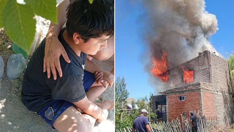 El milagro de Mateo: la historia detrás del incendio en Bajada del Agrio