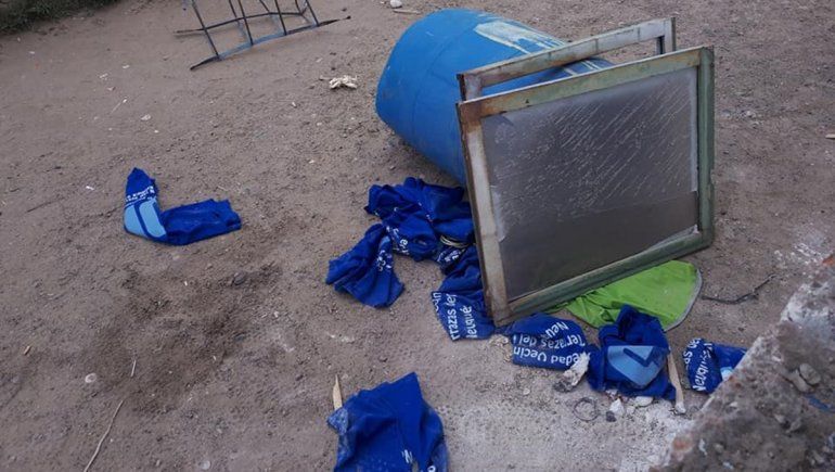 Indignación en Plottier: rompieron todo y desvalijaron un club de fútbol