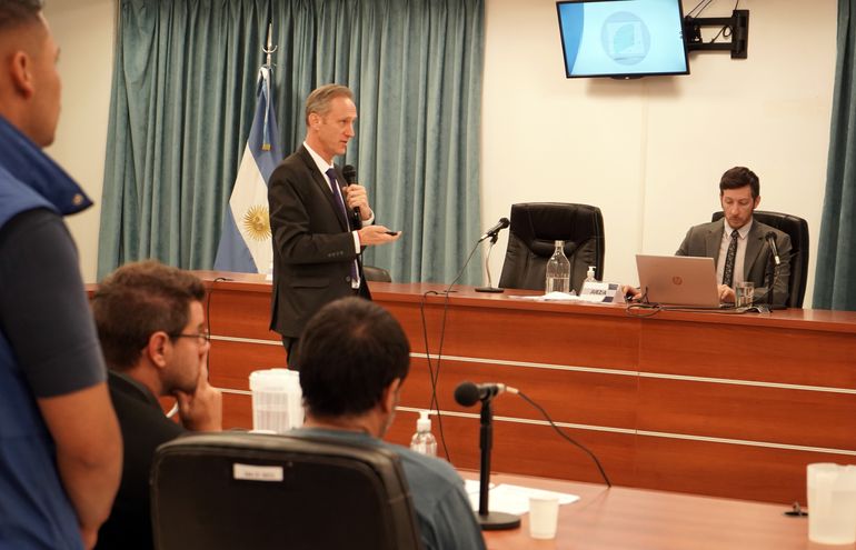 Agustín García, fiscal de homicidios. Agustín García, fiscal de homicidios.