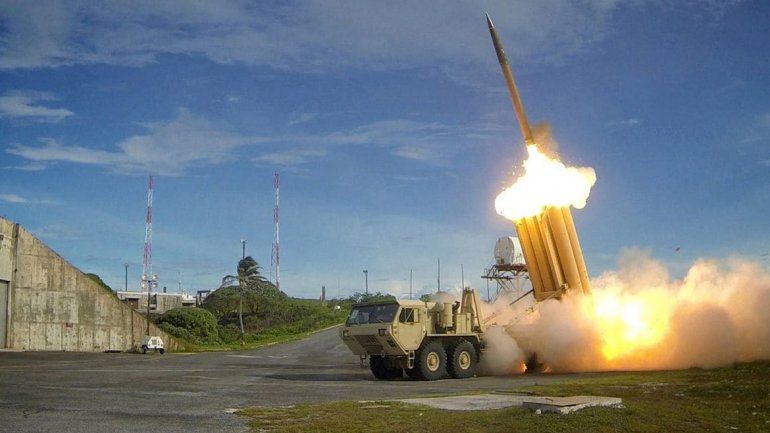 El sistema antimisiles balísticos norteamericano se denomina THAAD.