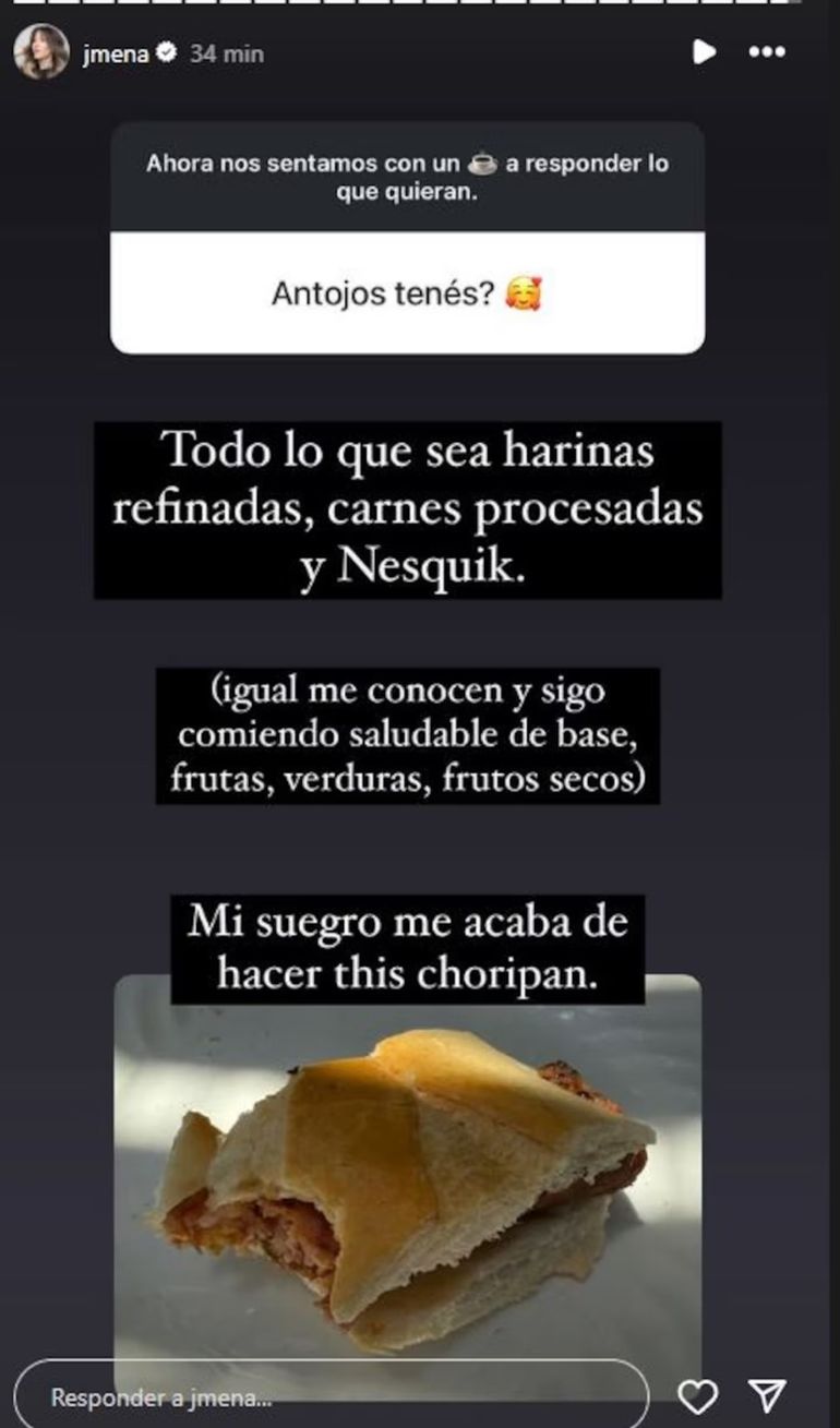 Jimena Barón y su antojo Jimena Barón y su antojo