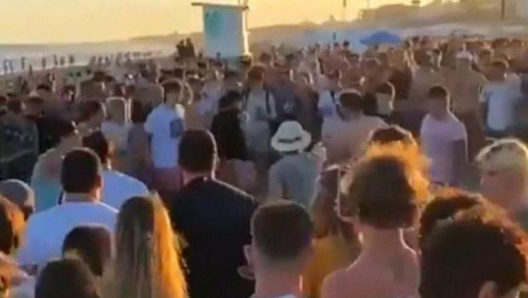 Verano en Pinamar: pelea multitudinaria dejó una herida