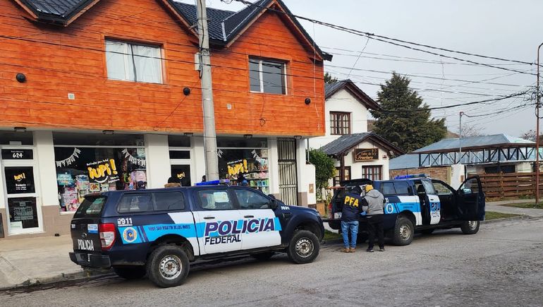 La Policía Federal en Junín de los Andes.