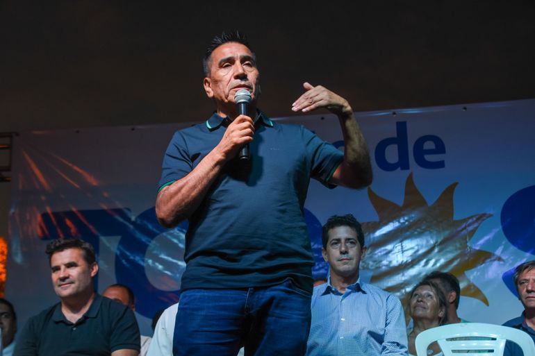 Ramón Rioseco, en el acto con Eduardo Wado de Pedro: