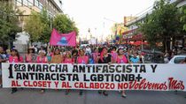 en 14 imagenes: asi fue la la marcha federal del orgullo antifascista y antirracista en neuquen