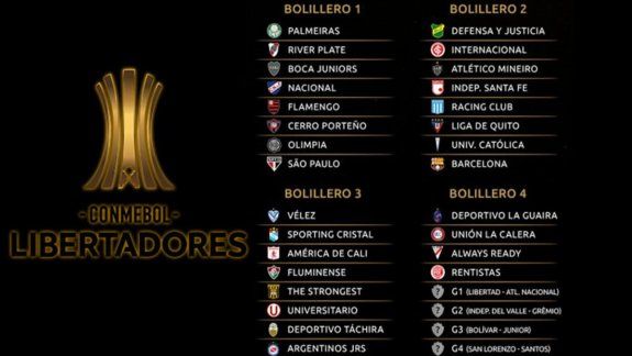 River y Boca ya conocen a sus duros rivales en la Libertadores