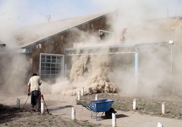 Junín, la ciudad que todavía sufre los efectos de la ceniza