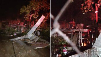 tremenda explosion e incendio de una casa: dos heridos, uno de gravedad tremenda explosion e incendio de una casa: dos heridos, uno de gravedad