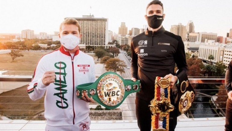 Canelo Álvarez y Callum Smith.