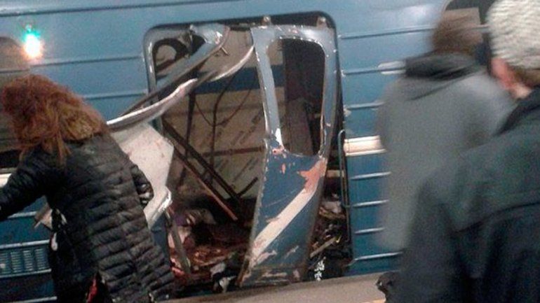 Al menos 10 muertos tras explosión en el subte de San Petersburgo
