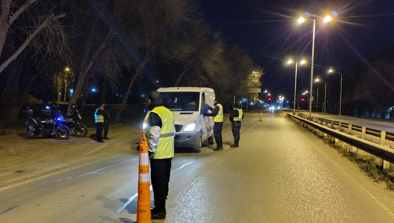 El operativo en la Ruta 7 fue en Centenario