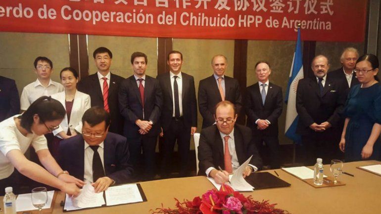 El acuerdo con China por Chihuido fue firmado por Juan Manuel Collazo