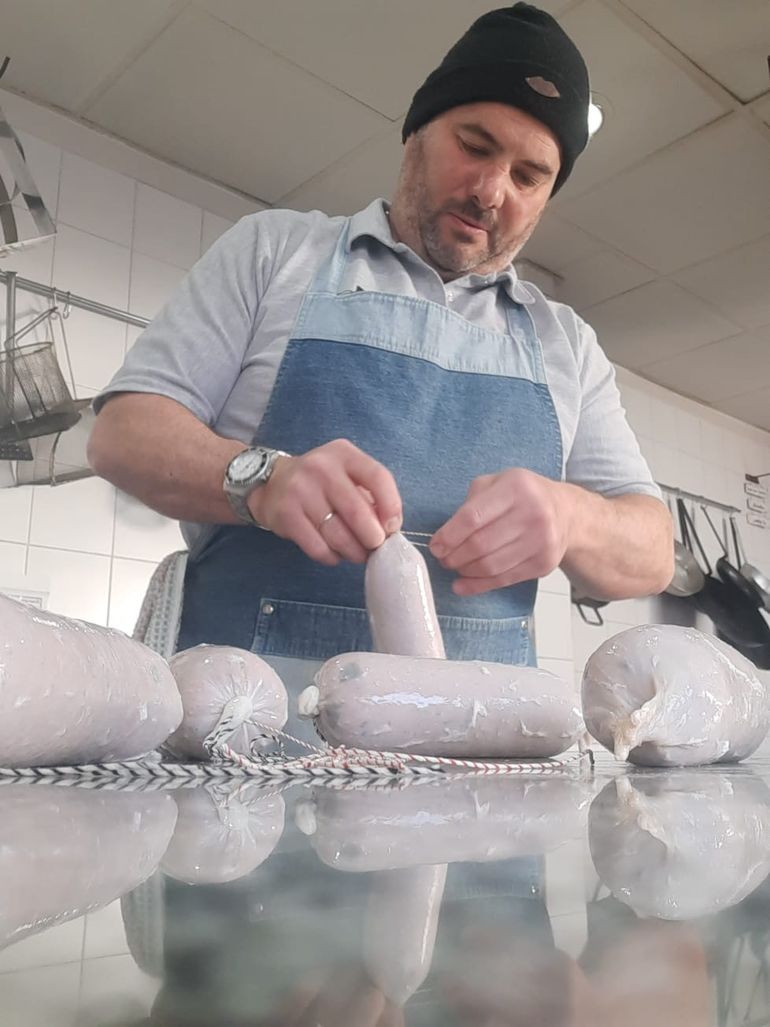 Cristian en un día de producción Cristian en un día de producción