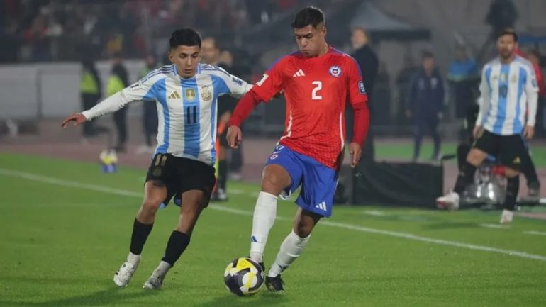 Argentina sigue ganándole a Chile Argentina sigue ganándole a Chile