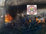 Un incendio arrasó con el galpón de una vivienda en Plottier