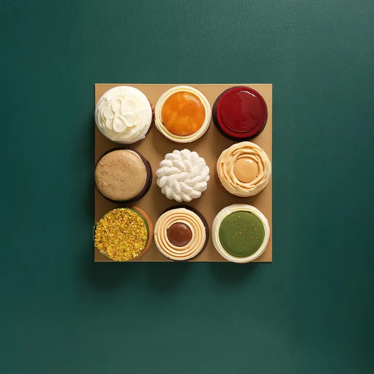 La presentación de las nueve mini tortas tiene un valor de $110.000. La presentación de las nueve mini tortas tiene un valor de $110.000.