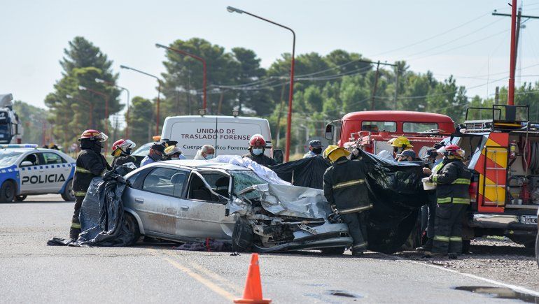 El trágico choque tuvo lugar en la Ruta 7, a la altura de San Patricio del Chañar.