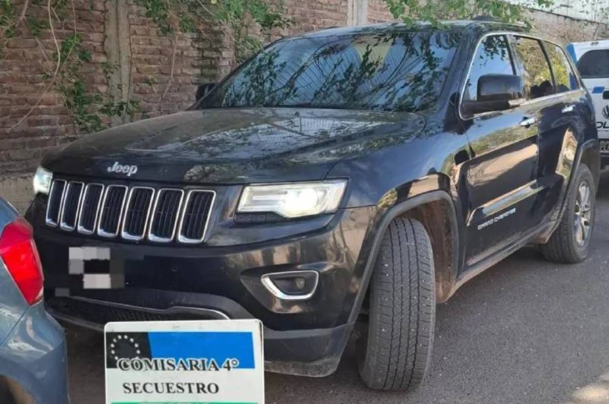 A partir del GPS, una valiosa camioneta Jeep robada en Cipolletti pudo ser recuperada en esta capital.