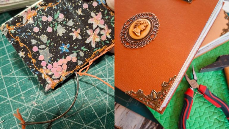 Cada detalle de los cuadernos está hecho de forma artesanal. Cada detalle de los cuadernos está hecho de forma artesanal.