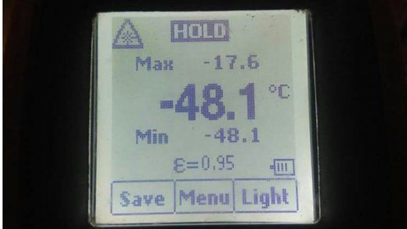 Más frío que en la Antártida: se registraron -48 grados en Veladero