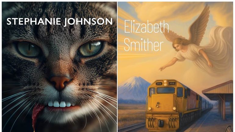 Las portadas de los libros descalificados por utilizar la IA. Las portadas de los libros descalificados por utilizar la IA.