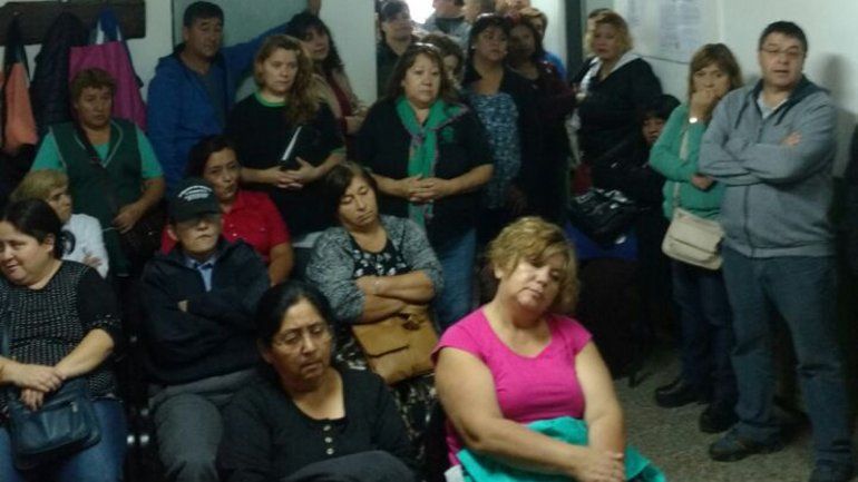 Integrantes de ATE Plottier