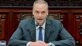 El jefe de Gabinete, Manuel Adorni dio respuestas en el Congreso. | LM Neuquen El jefe de Gabinete, Manuel Adorni dio respuestas en el Congreso.
