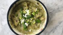 sopa crema de puerro, una receta muy rica
