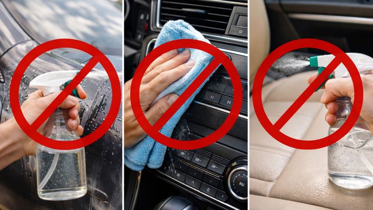 Hay lugares específicos del auto dónde se debe evitar usar vinagre. Hay lugares específicos del auto dónde se debe evitar usar vinagre.