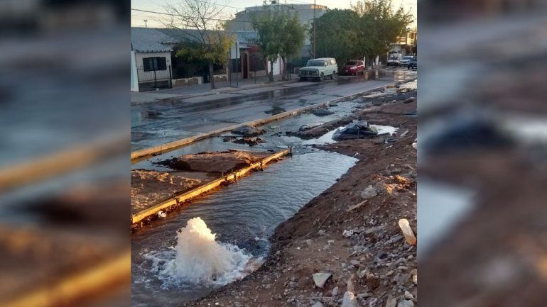 El EPAS denunció que la obra del Metrobus provocó varias roturas de caños