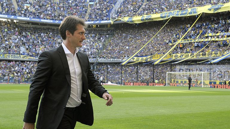 Guillermo Barros Schelotto, en su paso de DT de Boca Guillermo Barros Schelotto, en su paso de DT de Boca