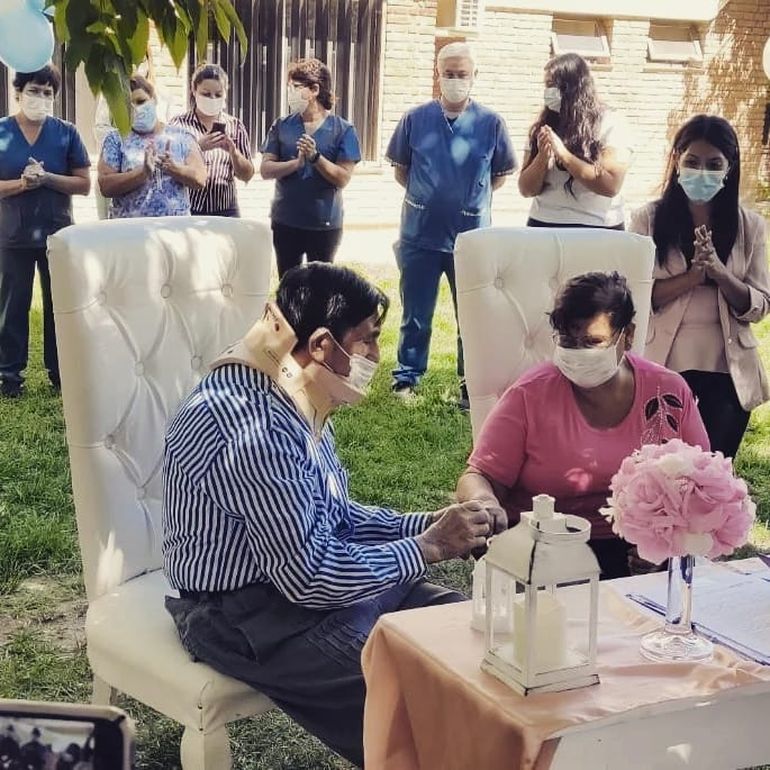 Margarita y Amario, un amor de toda la vida que dio el Sí en un hospital