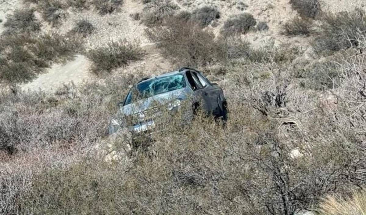 Accidente en Ruta 14: una mujer volcó en el acceso norte a Bajada del Agrio