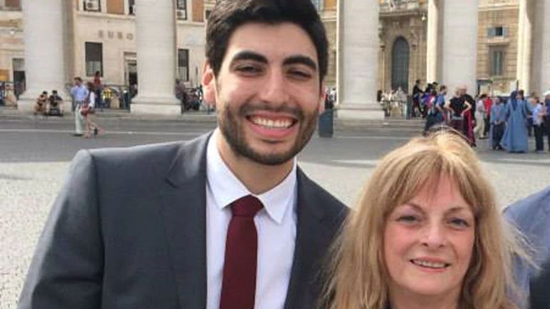 Facundo Moyano y su madre, que falleció en 2019. Facundo Moyano y su madre, que falleció en 2019.