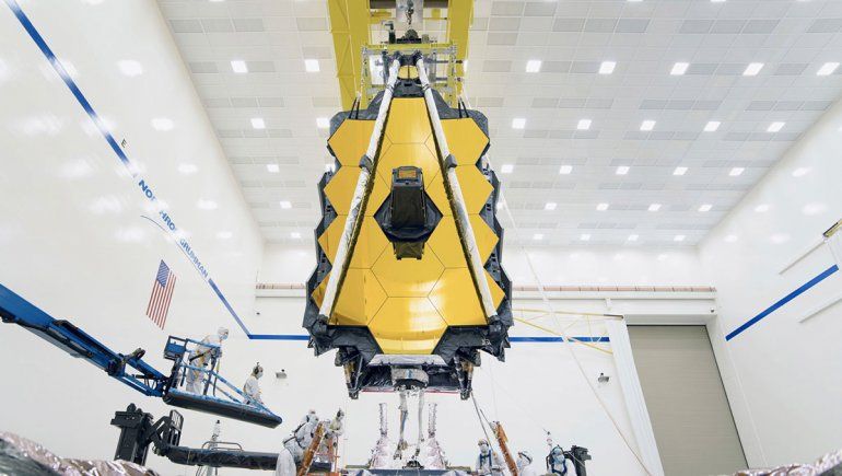 El telescopio espacial más potente ya fue unido exitosamente