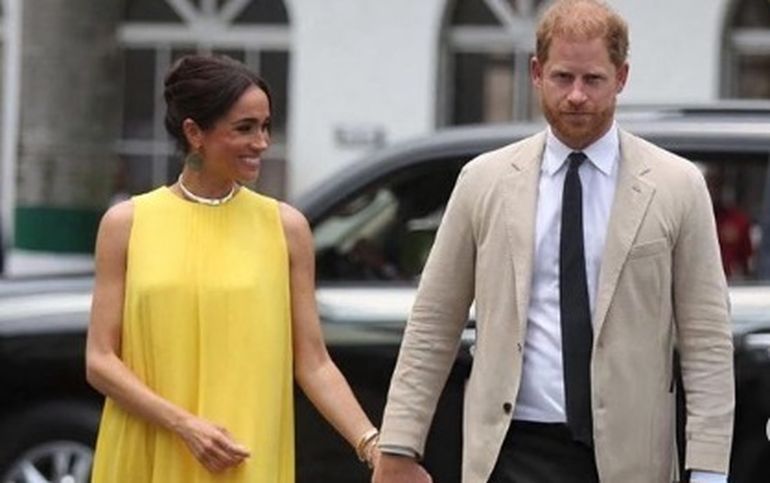 Meghan y Harry de visita en Nigeria. Meghan y Harry de visita en Nigeria.