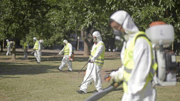 Los operarios que fumigan están autorizados para hacer las tareas.&nbsp; Pero los cazamosquitos usan carnets truchos para engañar a sus víctimas.