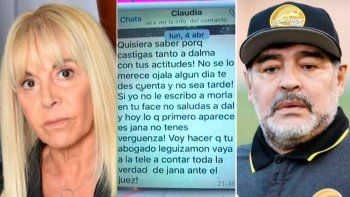 salio a la luz un viejo mensaje que claudia le mando a maradona y estallo la polemica salio a la luz un viejo mensaje que claudia le mando a maradona y estallo la polemica