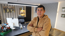 Marcelo Rucci, en su despacho del Sindicato de Petroleros Privados.