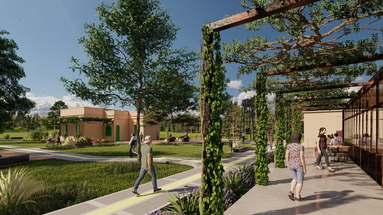 Ingreso a la Casa de Té. Ingreso a la Casa de Té.